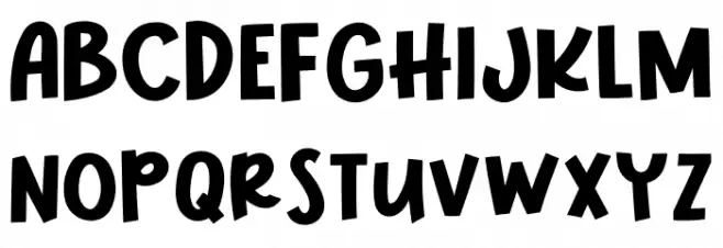 Lovely Time Schriftart Groß