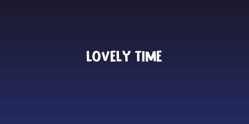 Lovely Time Social Header