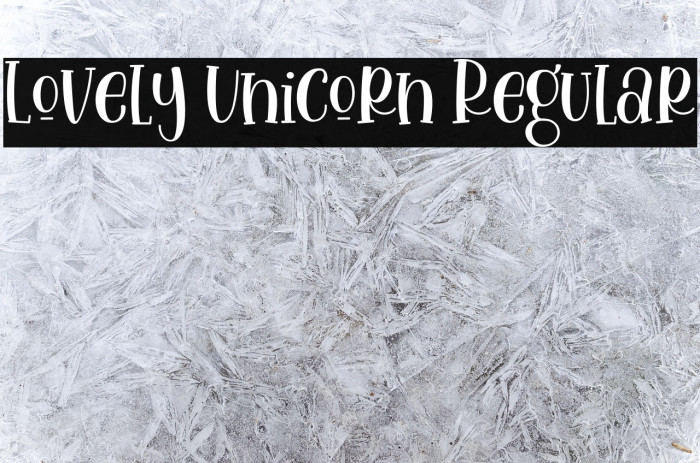 Lovely Unicorn Regular Example 3