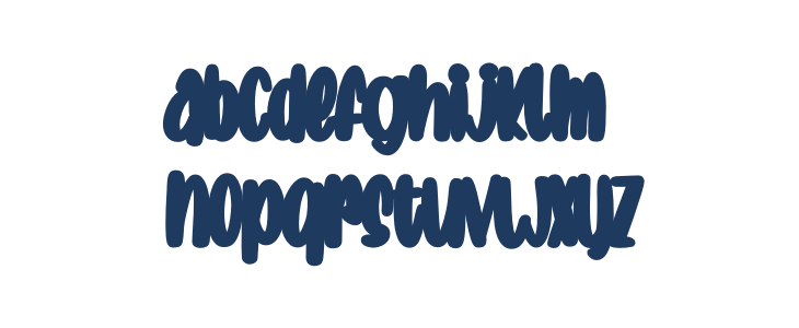 Lovely Unicorn Shadow Lowercase