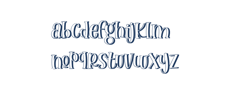 Lovely Unicorn Shadow Lowercase