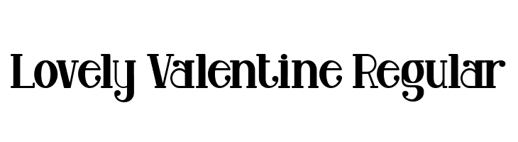 Lovely Valentine Regular  Free Fonts Download