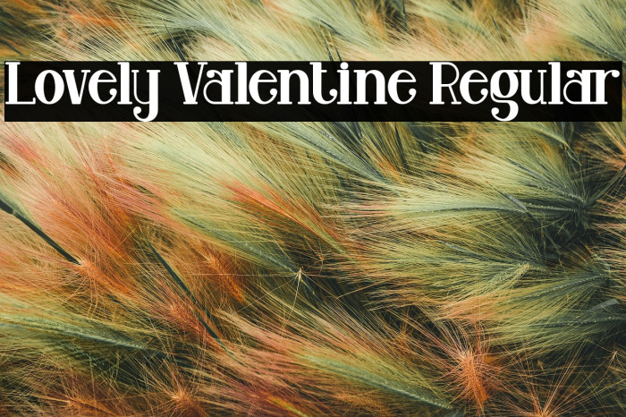 Lovely Valentine Regular Example 1