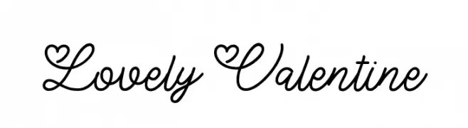 Lovely Valentine  Free Fonts Download