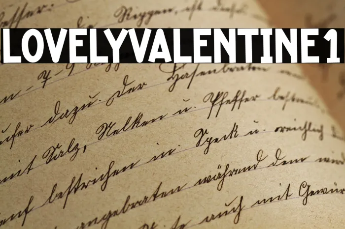 Lovely Valentine1 Example 1