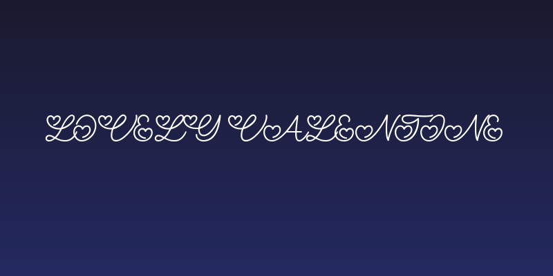 Lovely Valentine Social Header
