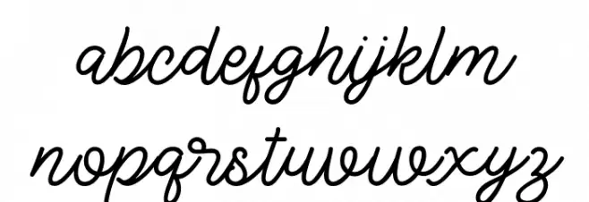 Lovely Valentine Caratteri MINUSCOLO