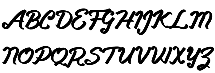 Lovely Valenty Font UPPERCASE
