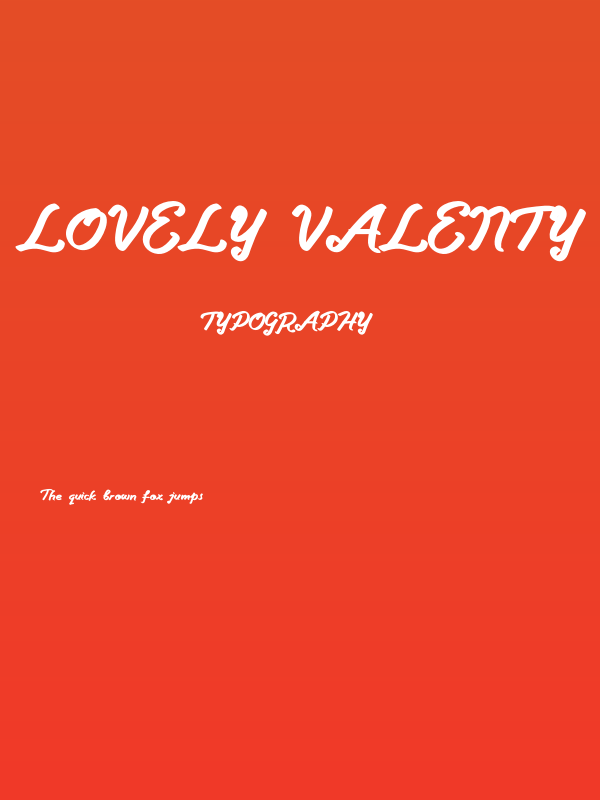 Lovely Valenty Poster