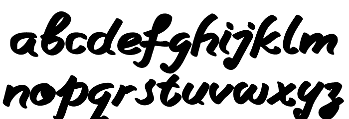 Lovely Valenty Font LOWERCASE