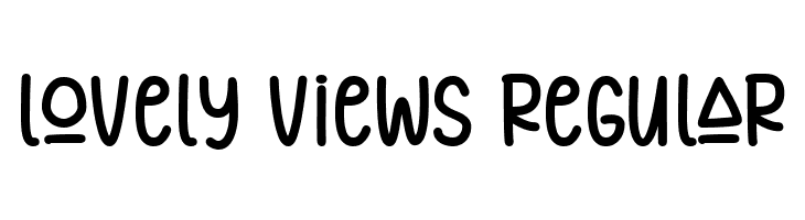 Lovely Views Regular  Descarca Fonturi Gratis