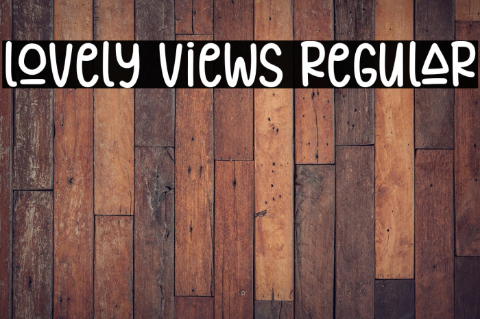 Lovely Views Regular Example 1