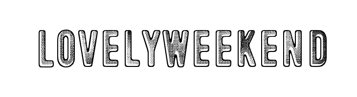 Lovely Weekend  Frei Schriftart Herunterladen