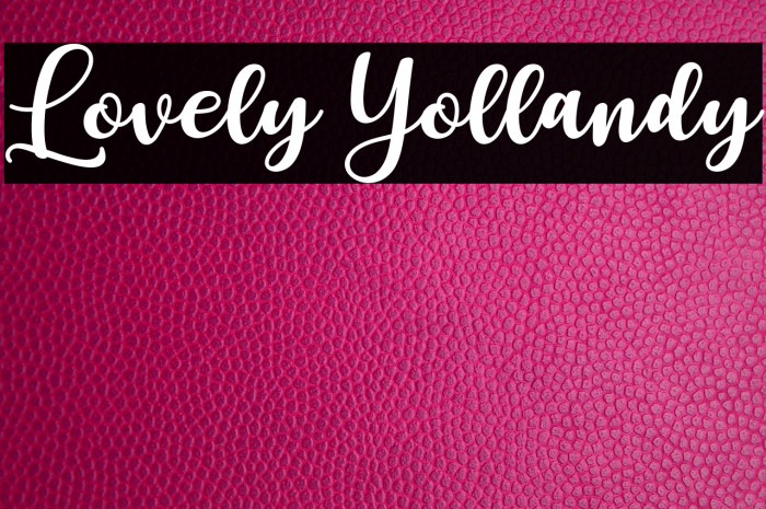 Lovely Yollandy Example 3