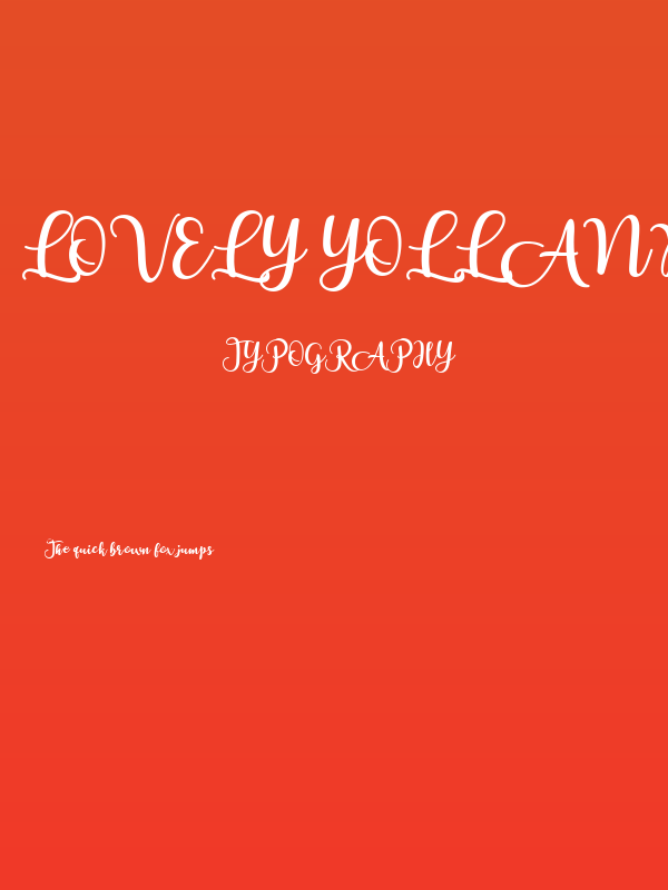 Lovely Yollandy Poster