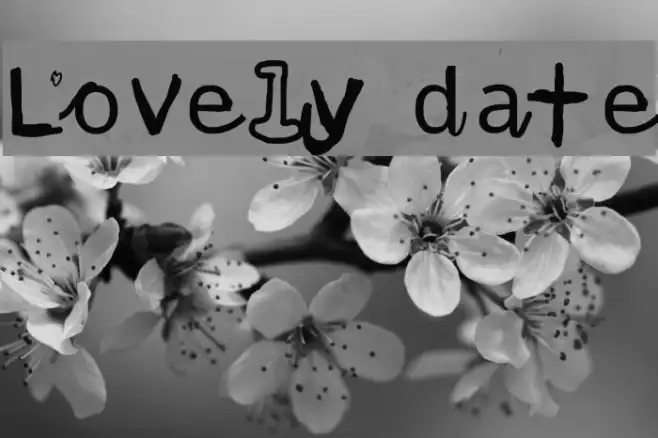 Lovely date Example 1