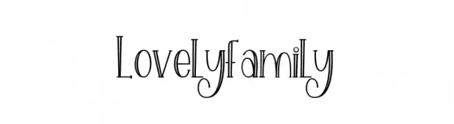 Lovely family  font caratteri gratis