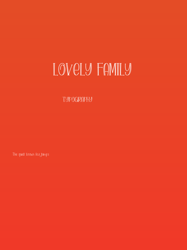 Lovely family Poster
