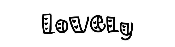 Lovely  font caratteri gratis