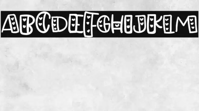 Lovely Font examples