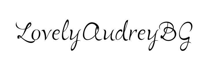 LovelyAudreyBG Font