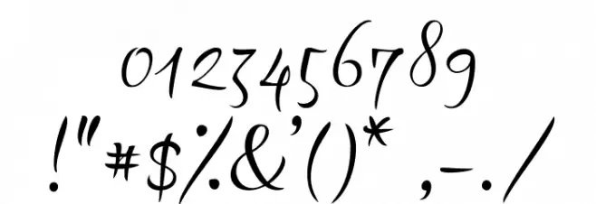 LovelyAudreyBG Font OTHER CHARS