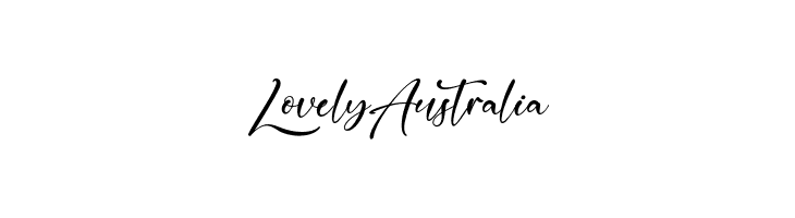 LovelyAustralia  font caratteri gratis