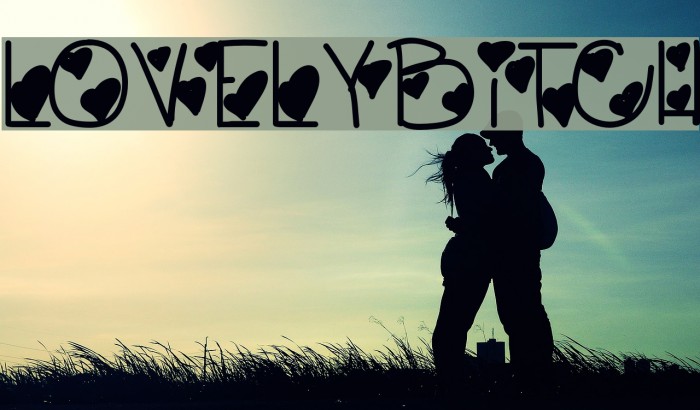 LovelyBitch Font examples