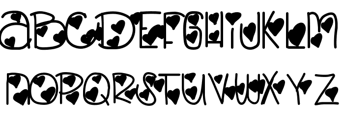 LovelyBitch Font LOWERCASE