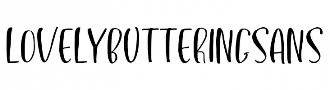 LovelyButteringSans Fuentes