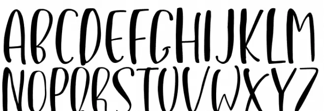 LovelyButteringSans Fuentes MAYÚSCULAS