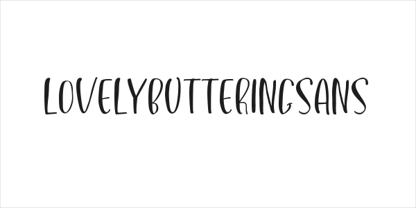 LovelyButteringSans Logo