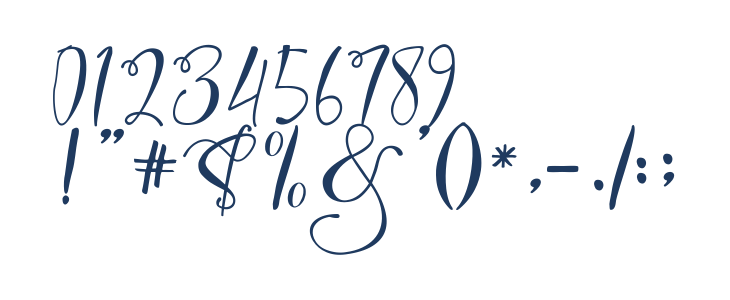 LovelyButteringScript Other Characters