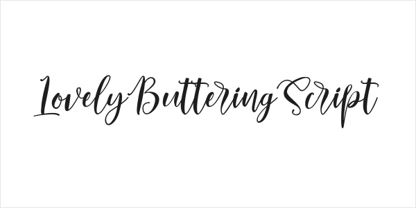 LovelyButteringScript Logo