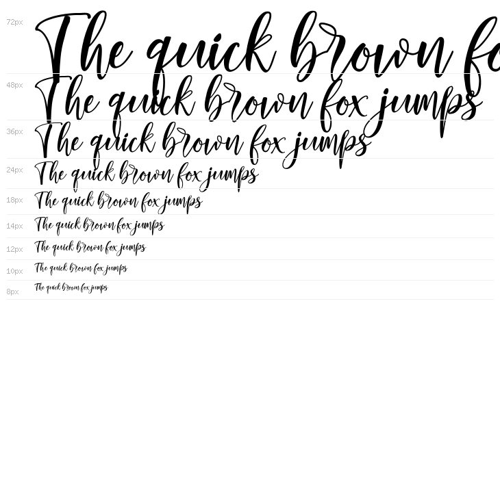 LovelyButteringScript Waterfall