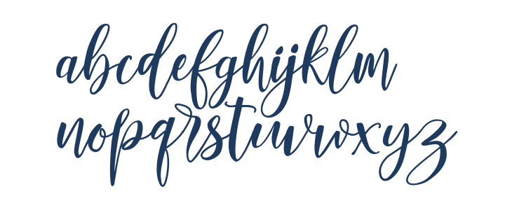 LovelyButteringScript Lowercase