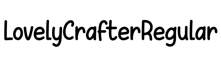 LovelyCrafterRegular  Fuentes Gratis Descargar