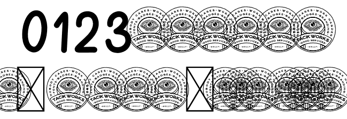 LovelyCrafterRegular Font OTHER CHARS
