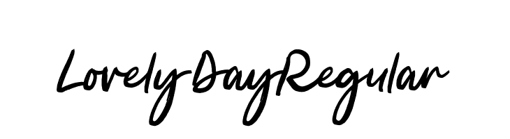 LovelyDayRegular  Free Fonts Download