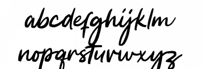 LovelyDayRegular फ़ॉन्ट लोअरकेस