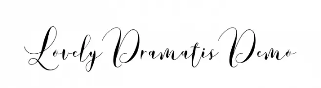 LovelyDramatisDemo  Fuentes Gratis Descargar