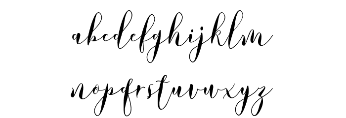 LovelyDramatisDemo Font LOWERCASE
