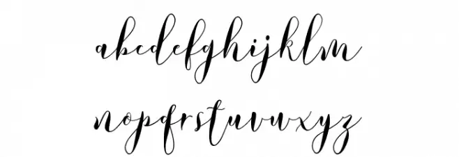LovelyDramatisDemo 字体 小写