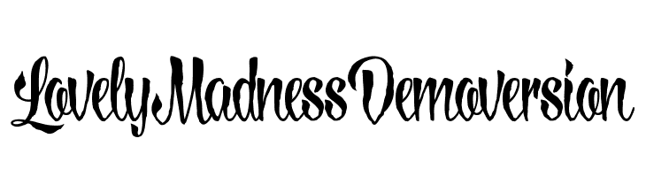 LovelyMadnessDemoversion  免费字体下载