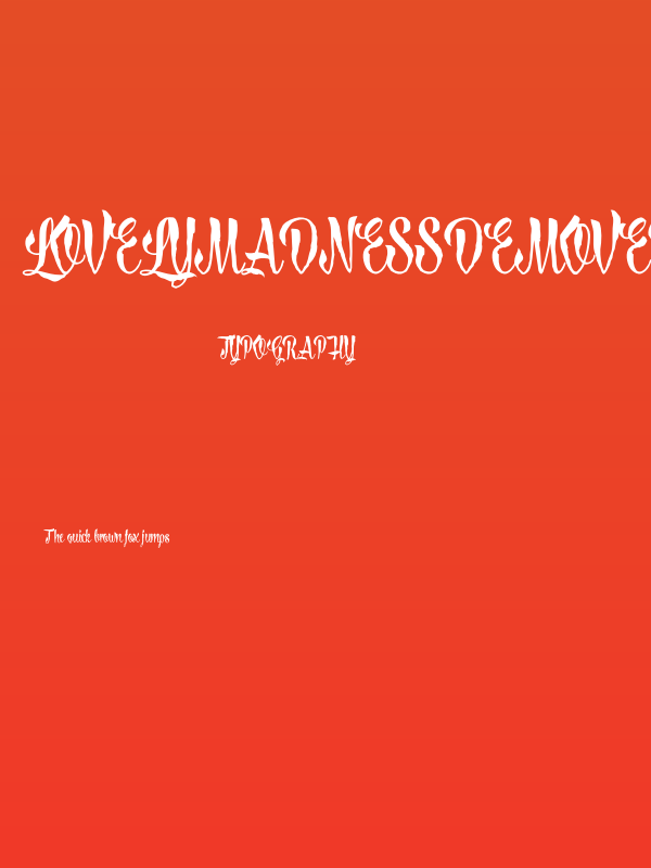 LovelyMadnessDemoversion Poster