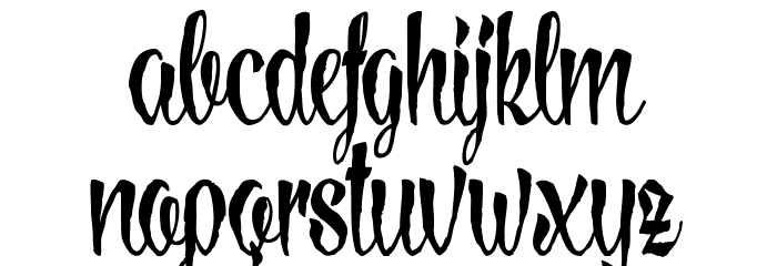 LovelyMadnessDemoversion Font LOWERCASE