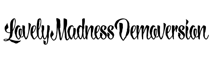 LovelyMadness_Demoversion  les polices de caractères gratuit tlcharger