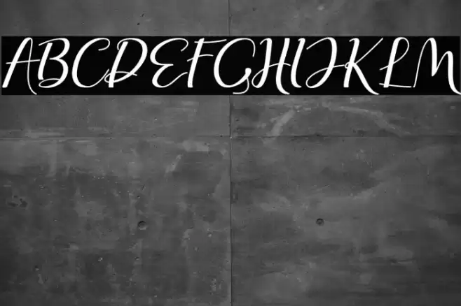 LovelyNatasya Font examples