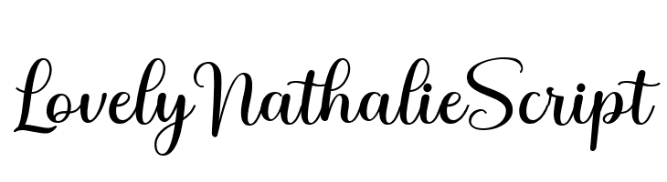 LovelyNathalieScript  フリーフォントのダウンロード