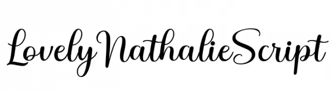 LovelyNathalieScript  Fuentes Gratis Descargar